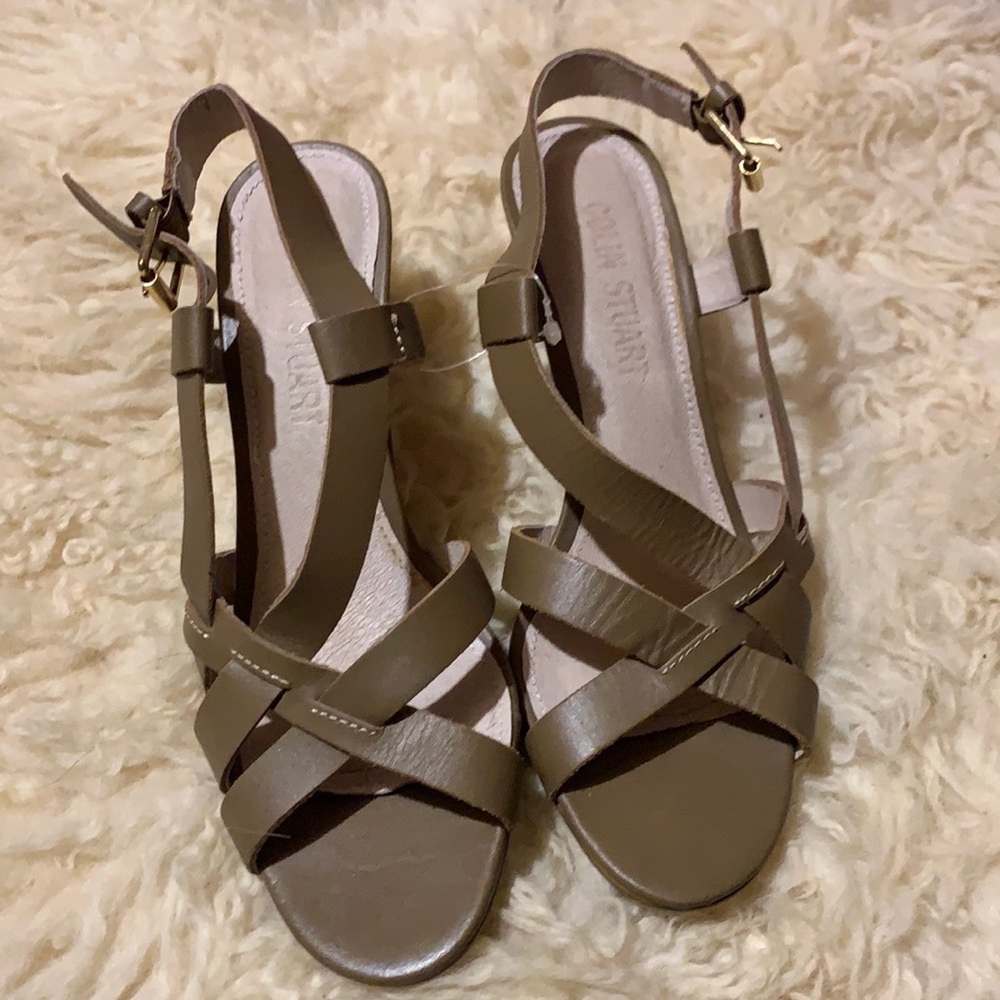 Colin Stuart leather heeled shoes